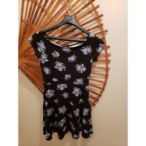 F21 Floral skater dress